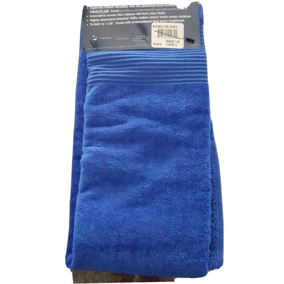 New York Mets Embroidered 16" x 24" Face & Club Tri-Fold Golf Towel - Picture 4 of 5